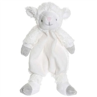 Nusseklud hvidt lam fra Teddykompaniet