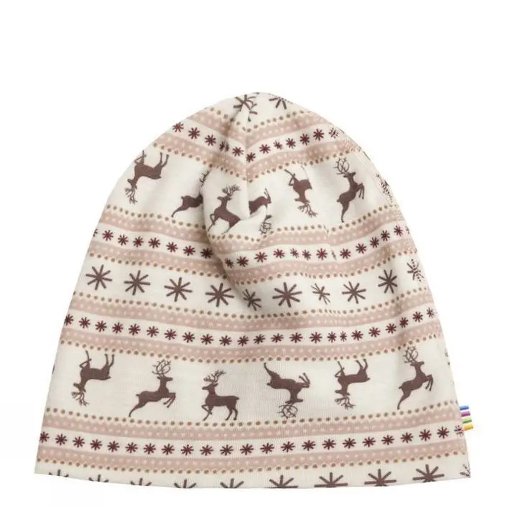 Hue i rosasand uld - Jumping deer