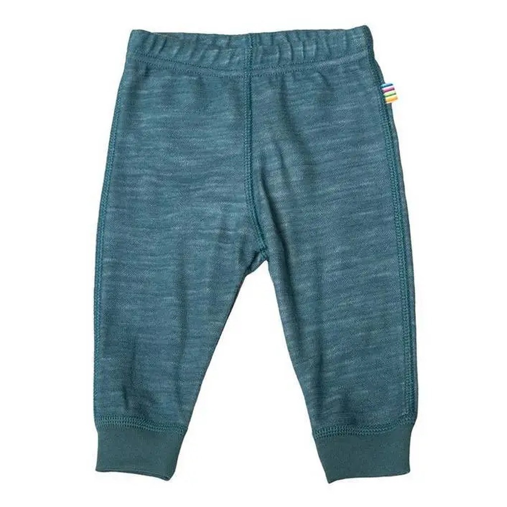 Leggings i blå uld-bambus