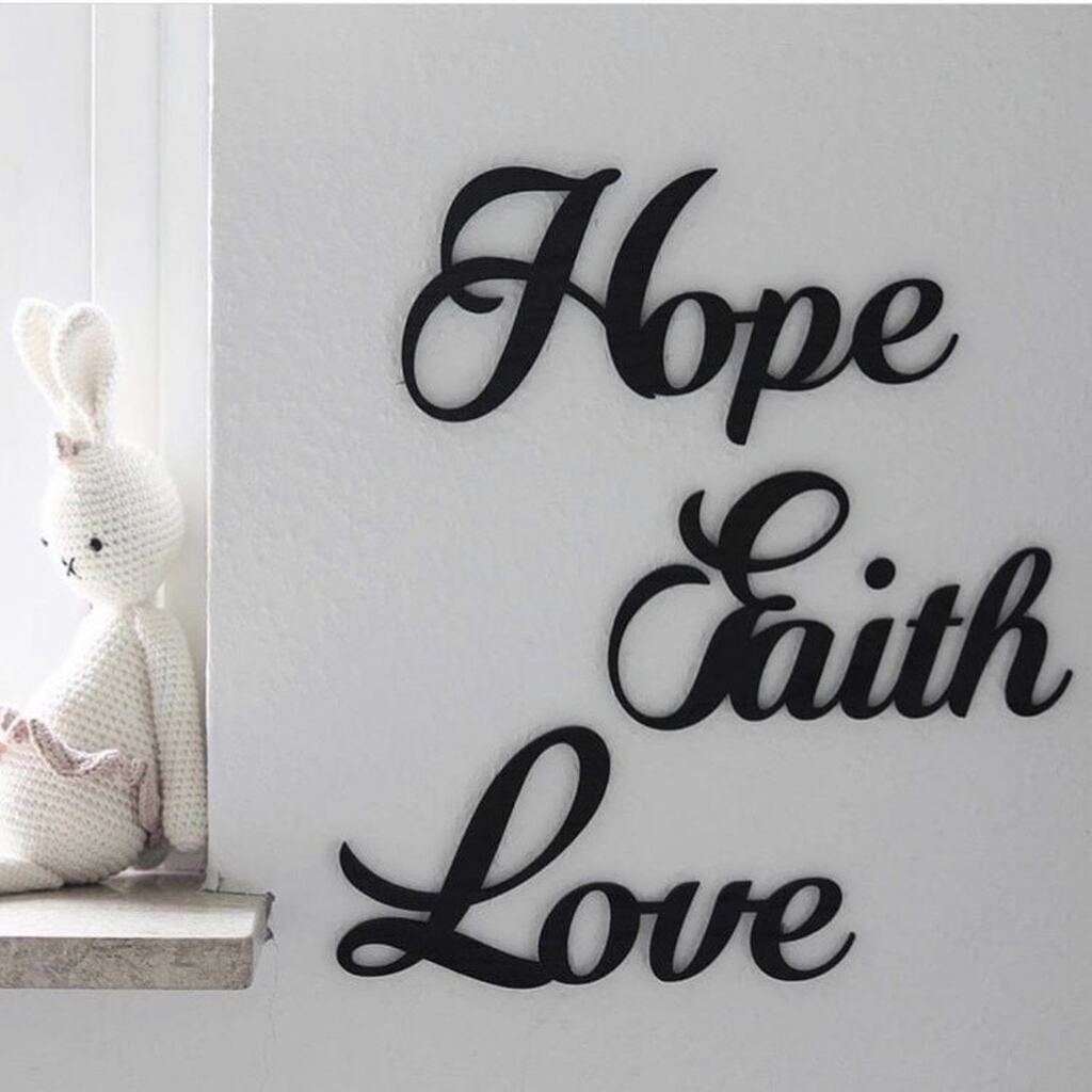 Hope Faith Love &#8211; sort