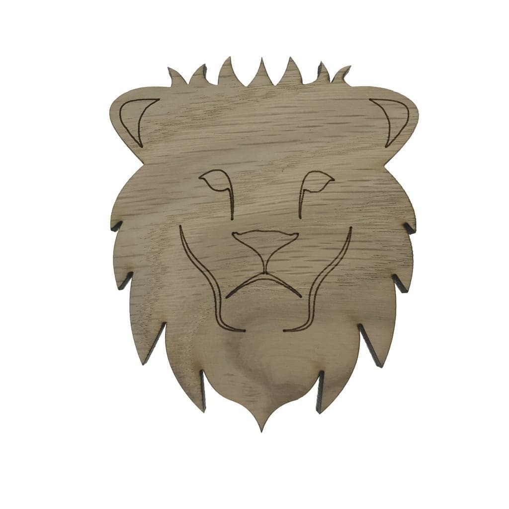 Løve knage - træ