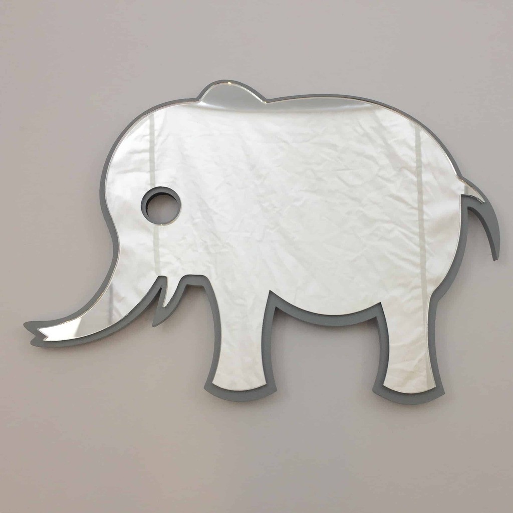 Elefant spejl - farve