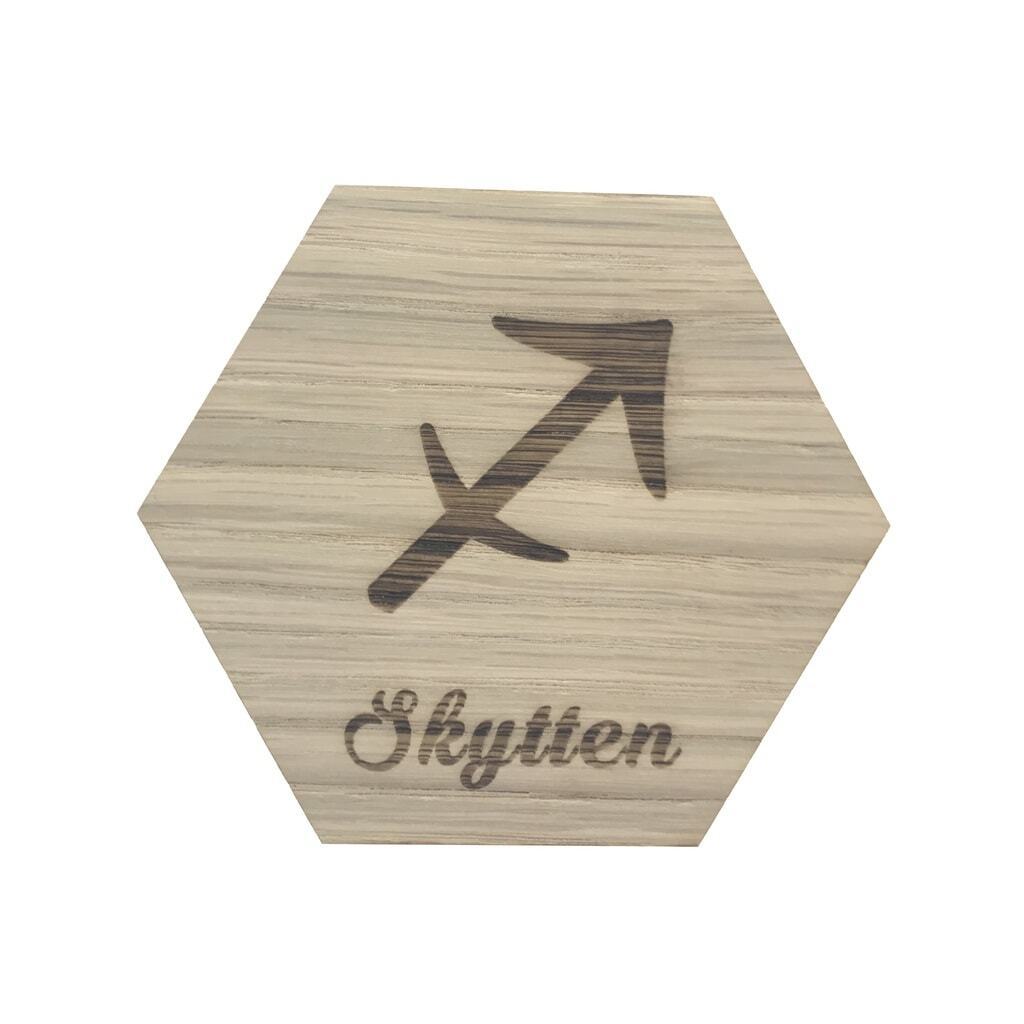 Design plade stjernetegn skytten