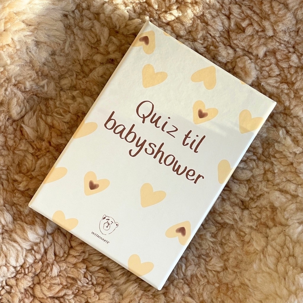Mindekort - quiz til babyshower (30 kort)