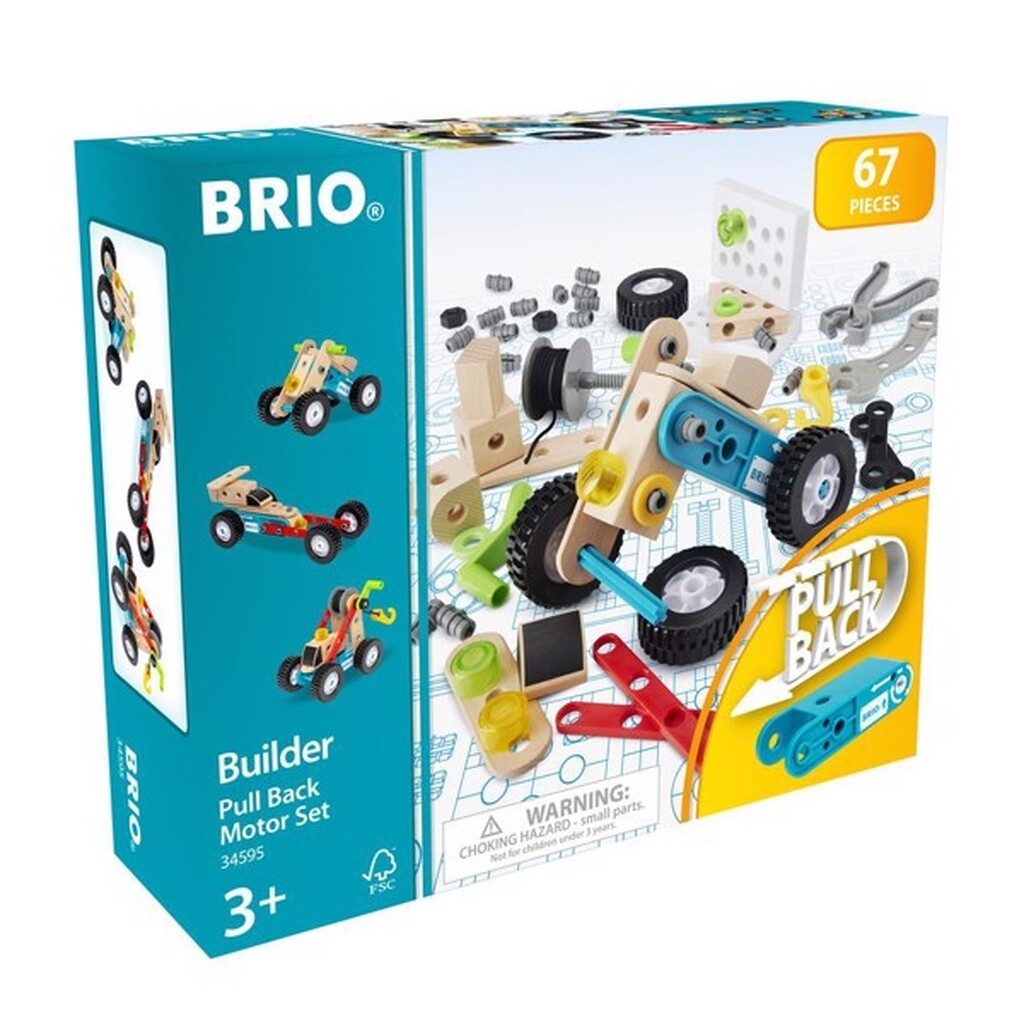 Builder Pull back-motorsæt - BRIO