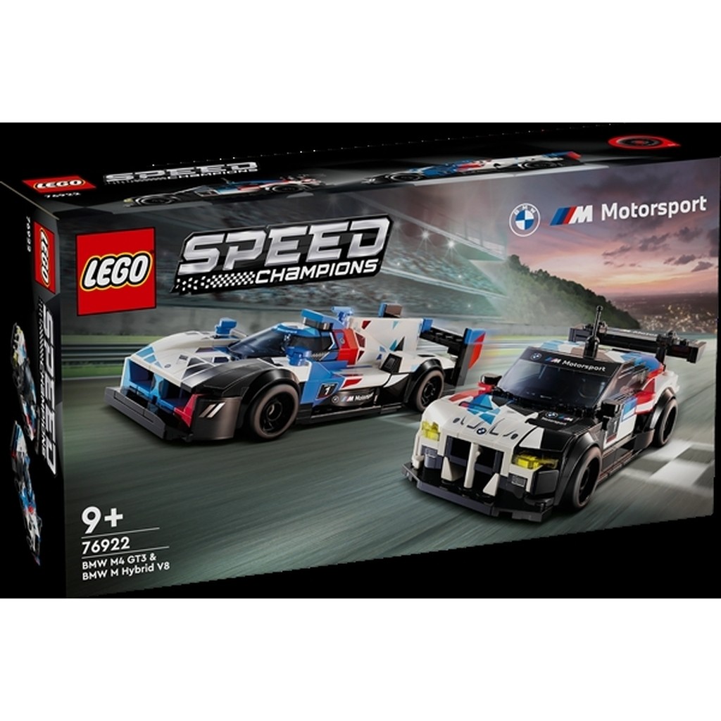 BMW M4 GT3 og BMW M Hybrid V8-racerbiler - 76922 - LEGO Speed Champions