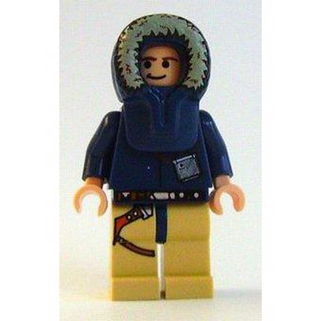 Han Solo, mørke ben med hylstermønster, parka hue
