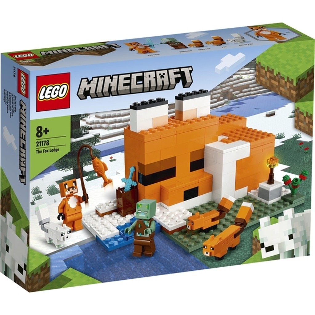 Rævehytten - 21178 - LEGO Minecraft