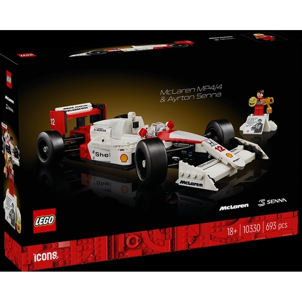 McLaren MP4/4 og Ayrton Senna - 10330 - LEGO Icons
