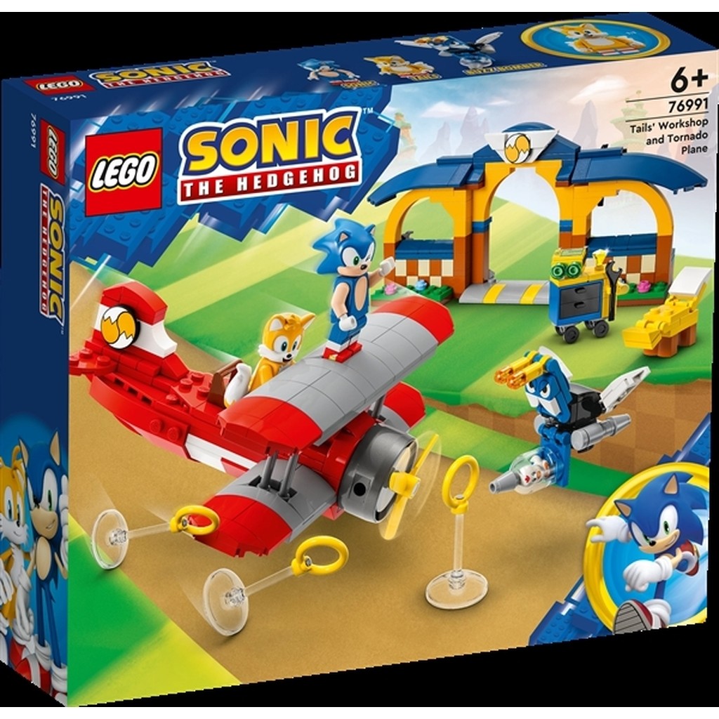 Tails' værksted og Tornado-fly - 76991 - LEGO Sonic