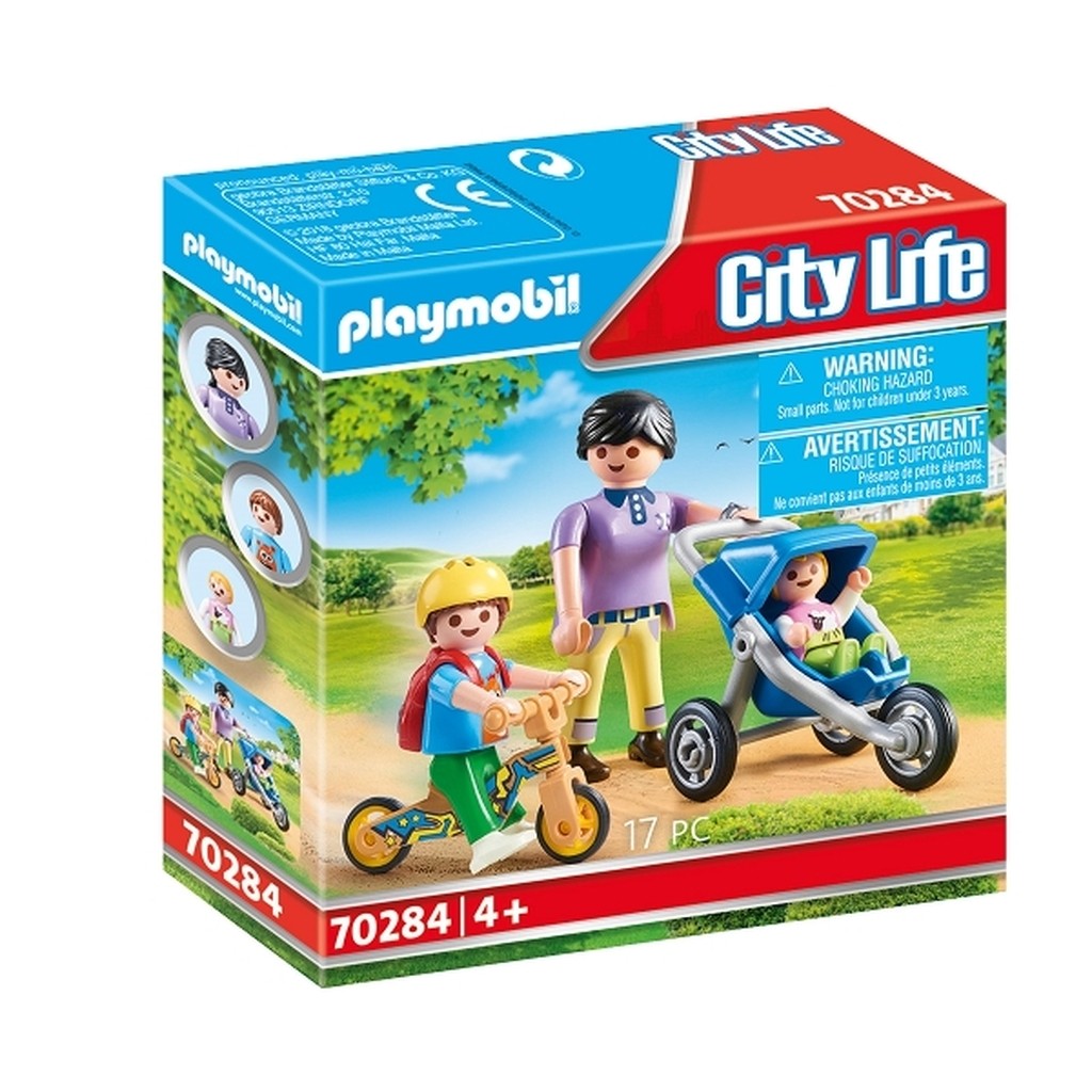 Mor med børn - PL70284 - PLAYMOBIL City Life