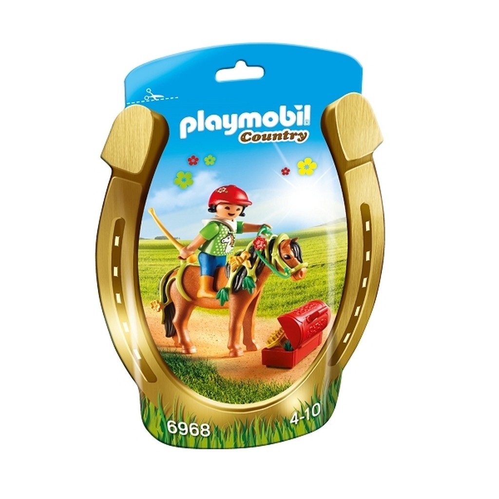 Ponyen "Blomst" til at pynte - PL6968 - Playmobil Country