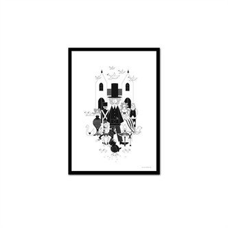 KIDS by FRIIS Plakat H.C. Andersen og hans eventyr