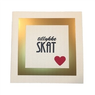 Tillykke skat - Lykønskningskort