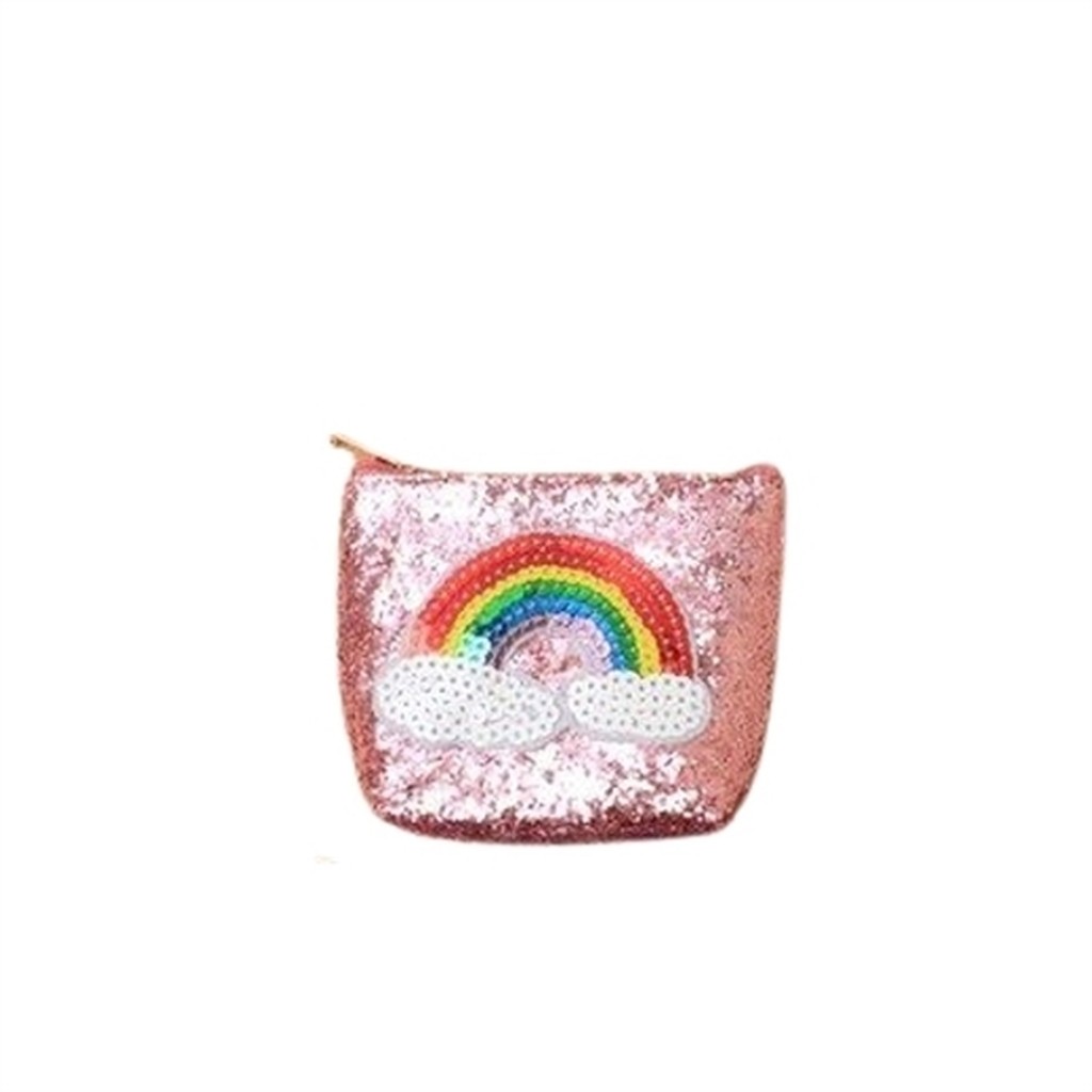 Molly  Rose Glitter regnbue pung - 1 stk.