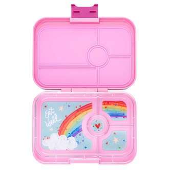 Yumbox Madkasse - Tapas XL - 4 rum - Capri PinkRainbow