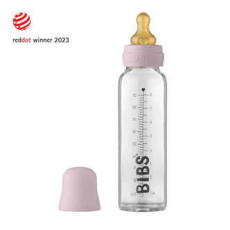 BIBS Bottle - Komplet Sutteflaskesæt - Stor - 225 ml. - Dusky Lilac