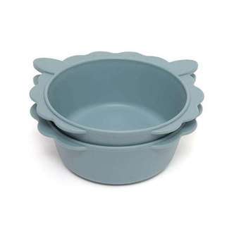 Petit Monkey Lammy Bowls - 2 x Spiseskåle (Hosta Blue)