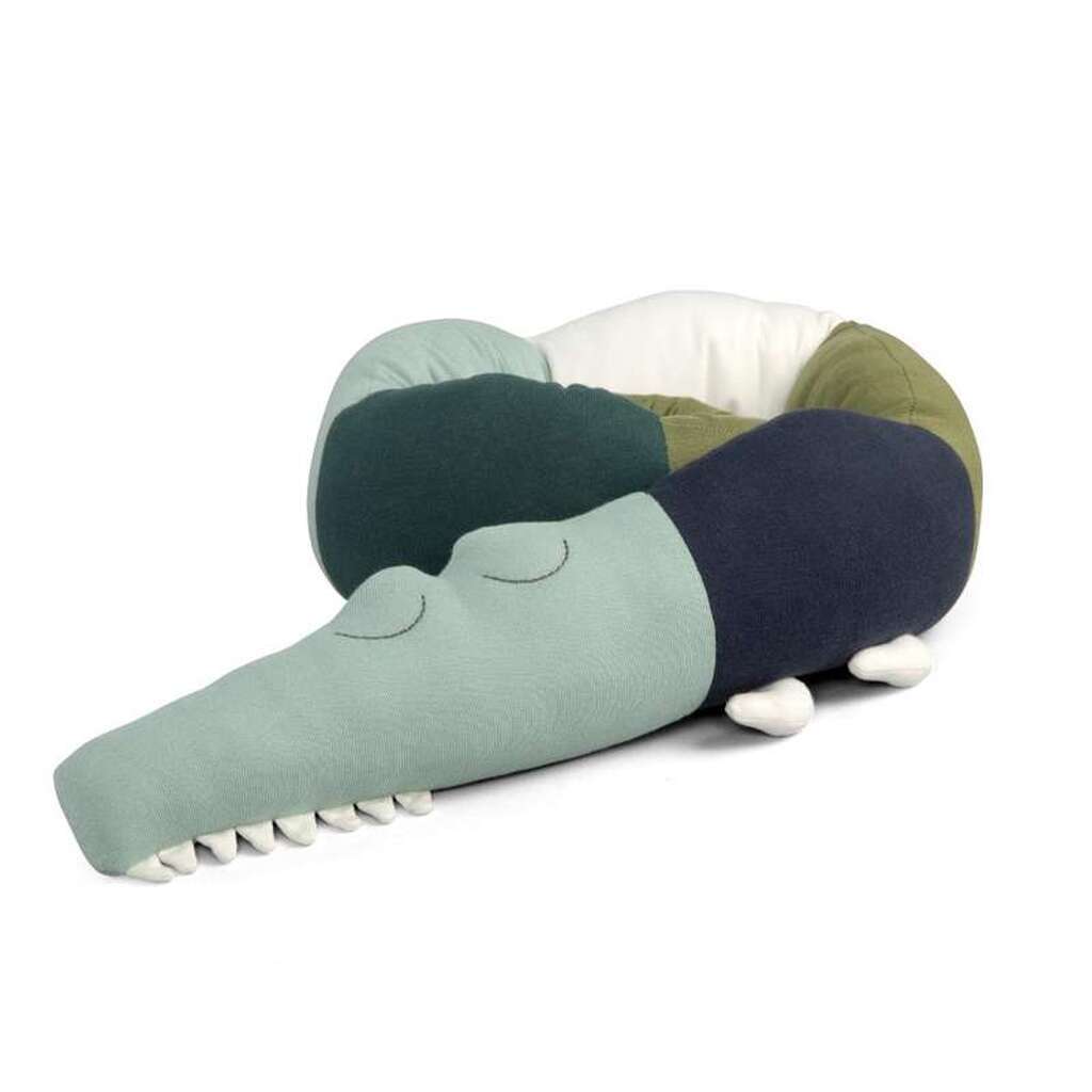 Sebra Strikket pude - Sleepy Croc - Dragon Tales