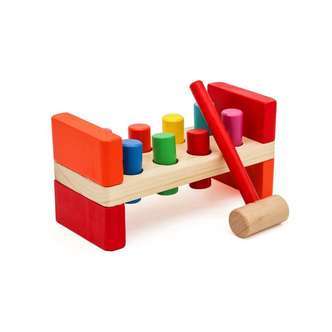 Kid#39;oh Trælegetøj hammerbræt i træ