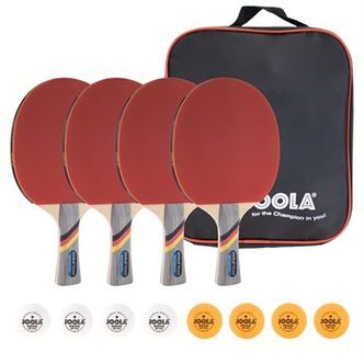 Joola skolesæt 4 bat og 8 bolde