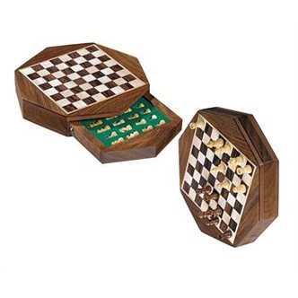 Skak Octagon rejsesæt magnetisk