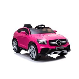 Mercedes GLC CoupÃ¨ Pink, 12Volt, fjernbetjening, gummihjul