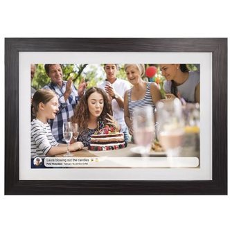 Denver fotoramme 10,1 - PFF-1042DW Dark Wood - WIFI