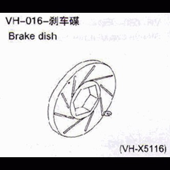 VH-016 Brake dish 1pcs