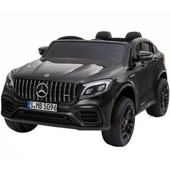 Mercedes GLC 63S Coupe sort 12Volt, 4x12V motorer, 2x12V batteri, 2 personers.
