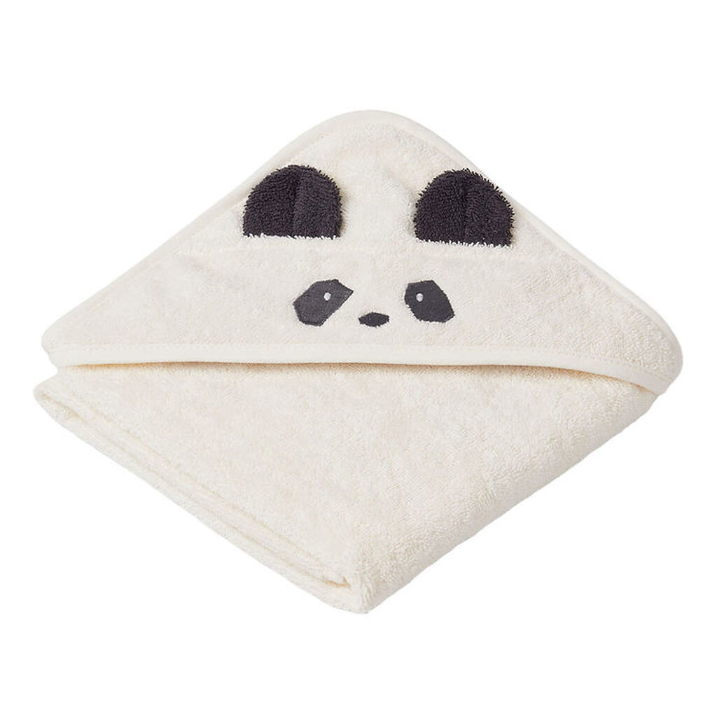 Liewood Håndklæde m. Hætte - Albert - Panda Creme De La Creme