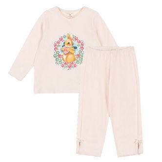 Konges Sløjd Nattøj - 2-delt - Gio Bow - Soft Pink