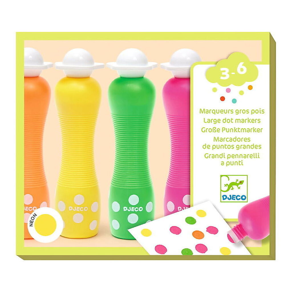 Djeco Dot Markers - Neon
