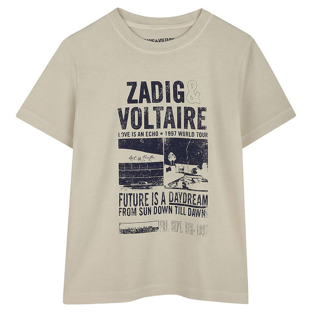 Zadig  Voltaire T-shirt - Beige m. Print
