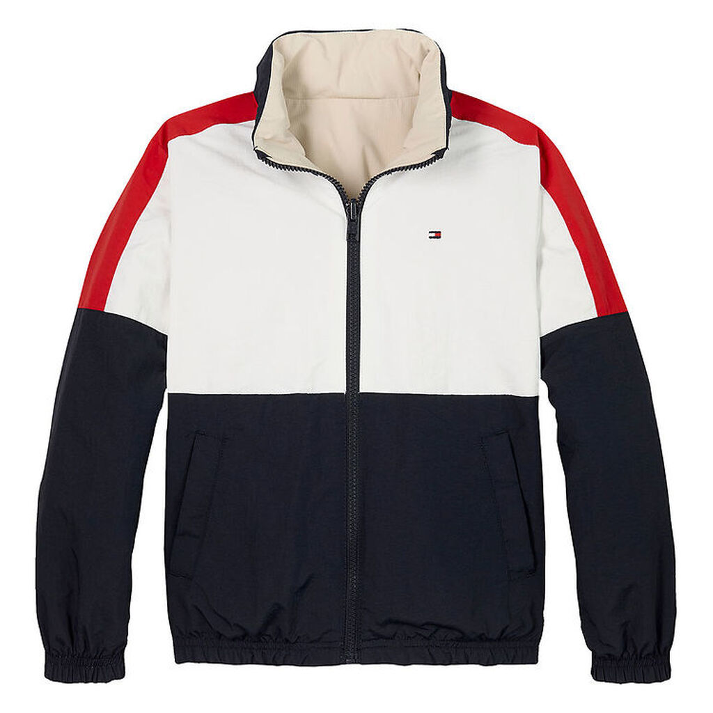 Tommy Hilfiger Jakke - Vendbar - Classic BeigeRev Colourblock