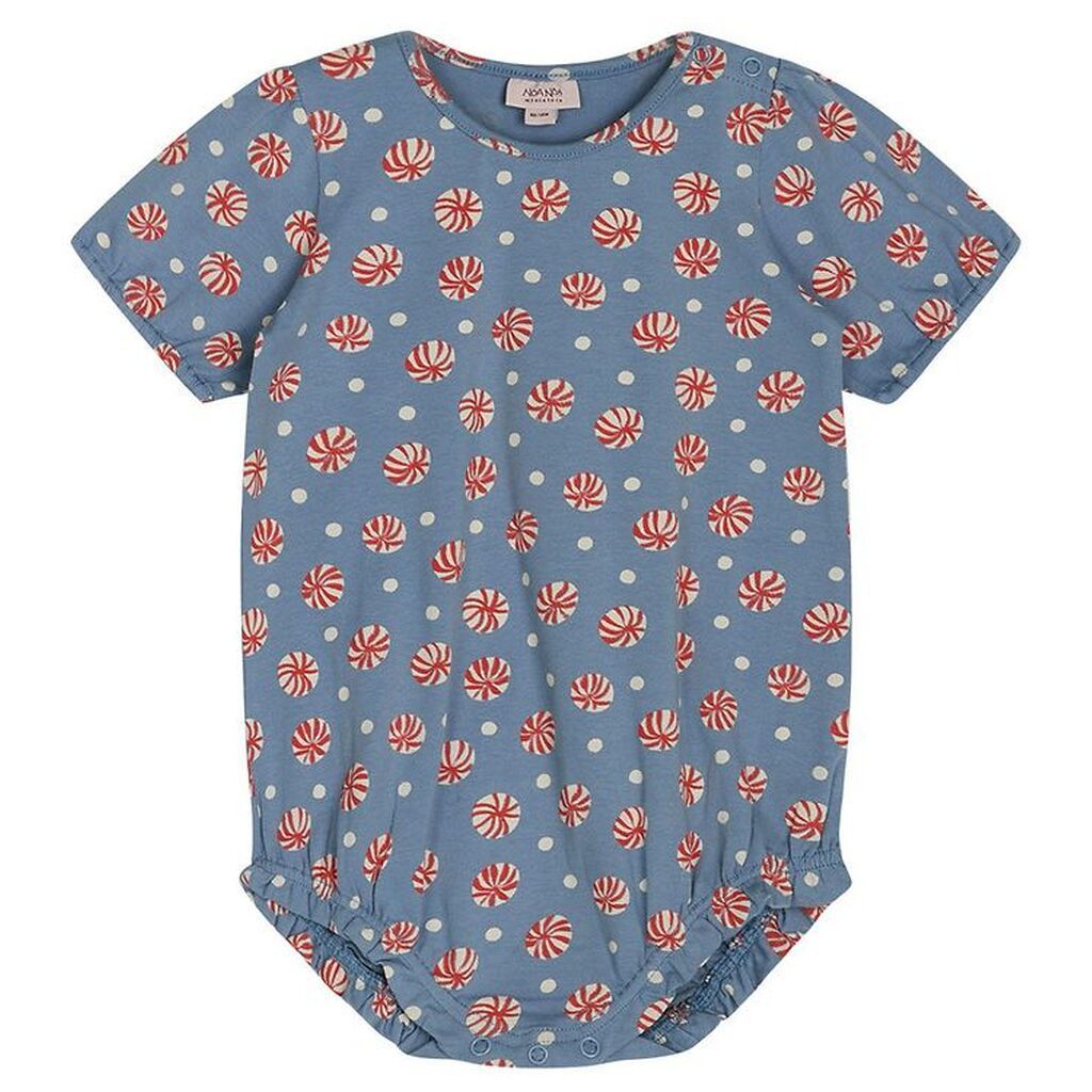 Noa Noa miniature Body kæ - Baby NealaNNM - Print BlåHvidRød