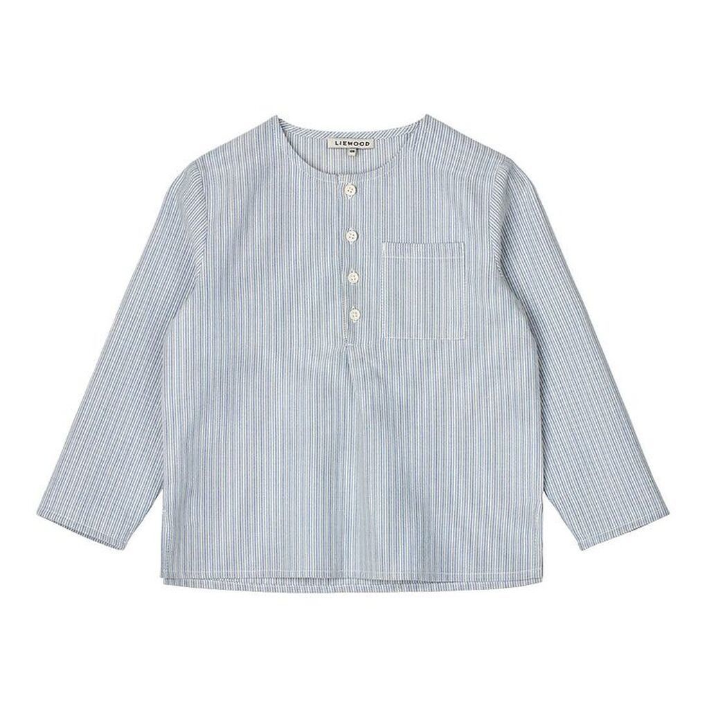 Liewood Skjorte - Houston - Stripe RiversideCreme de la creme