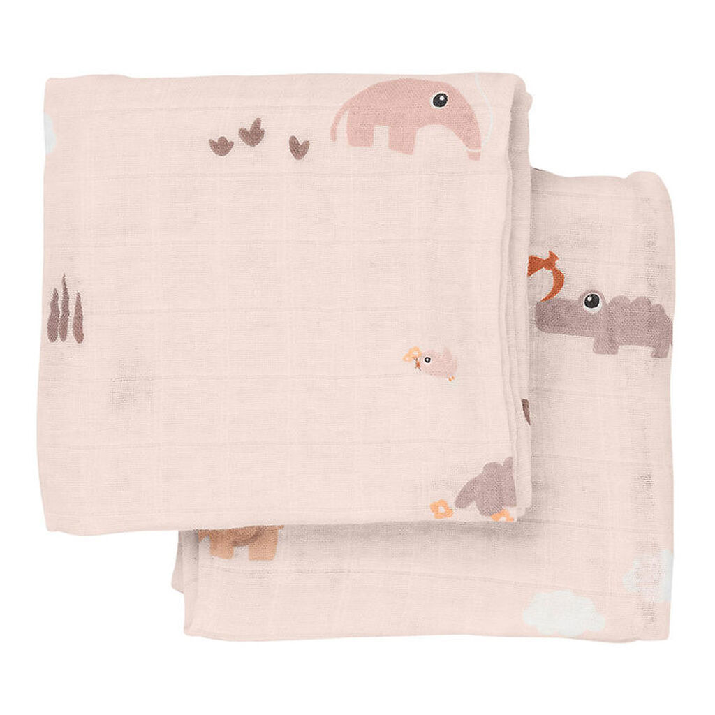 Done By Deer Stofble - 2-pak - 65x65 cm - Playground - Powder