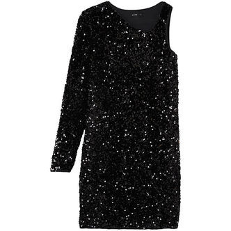 LMTD Kjole - NlfGlam - One Shoulder Dress - Black