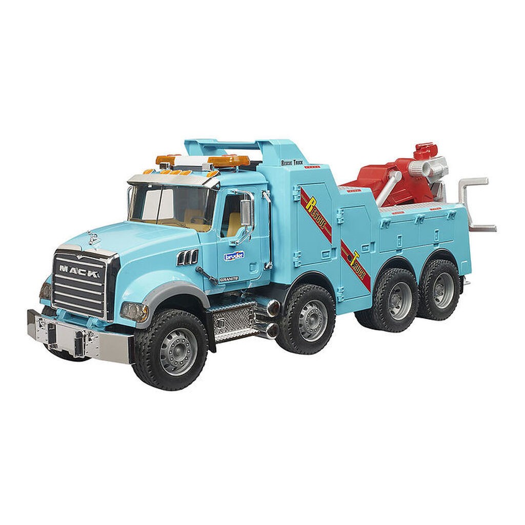 Bruder Lastbil - MACK Granite Bjærgningsbil m. Lyslyd - 02831