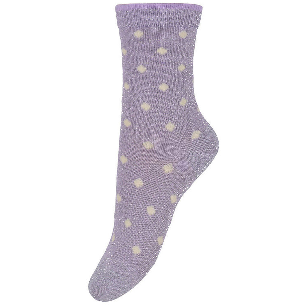 MP Strømper - Irma - Wisteria m. PrikkerGlimmer