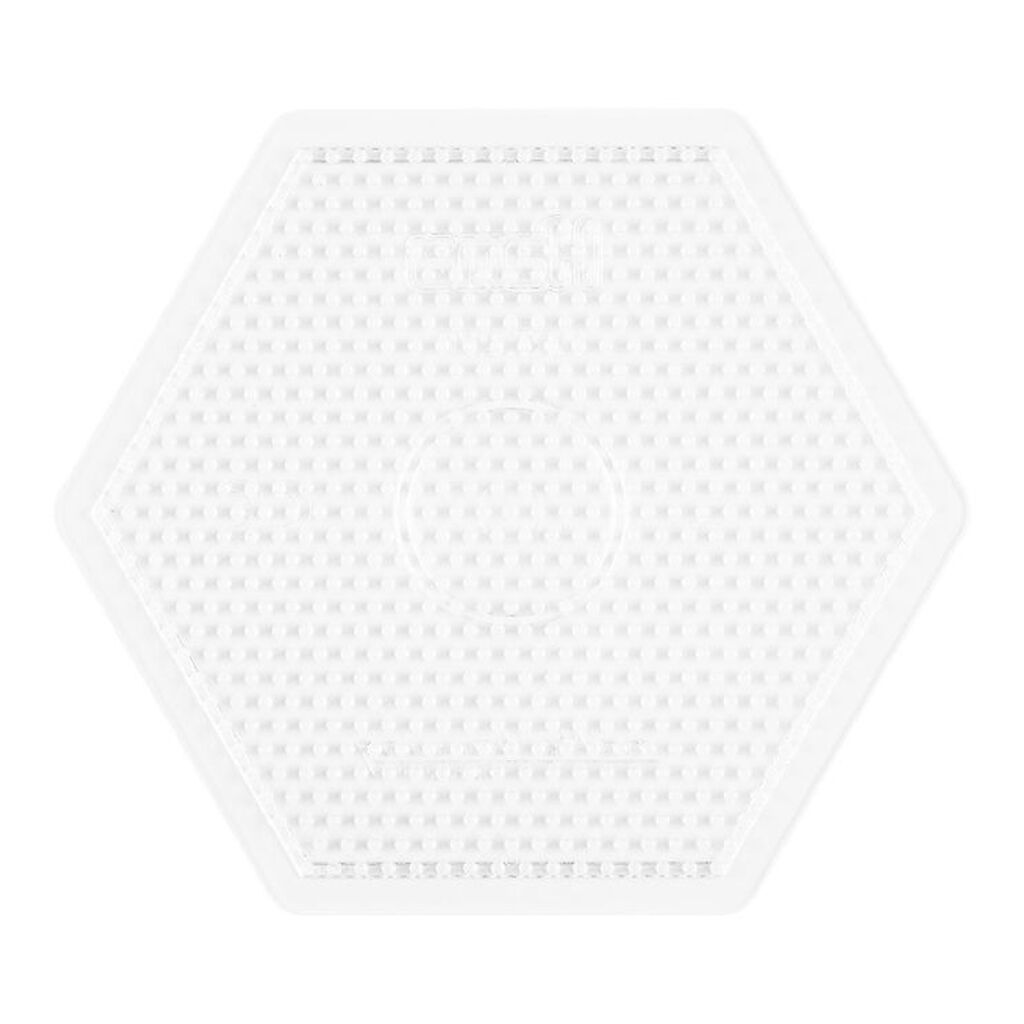 Hama Midi Perleplade - Stor Sekskant - Transparent