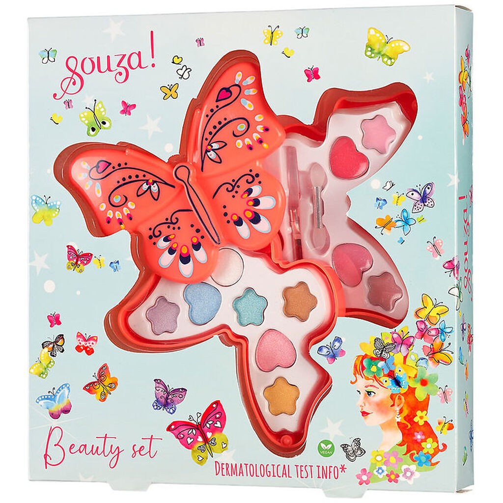 Souza Sminkesæt - ØjenskyggeLipgloss - Butterfly