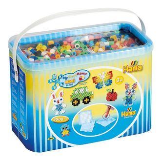 Hama Maxi Perler - 3000 stk. + 3 Plader - Multifarvet