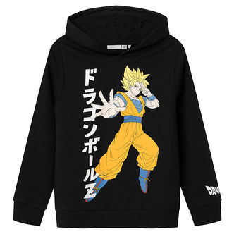 Name It Hættetrøje - Noos - NkmJoch Dragonball - Sort m. Print