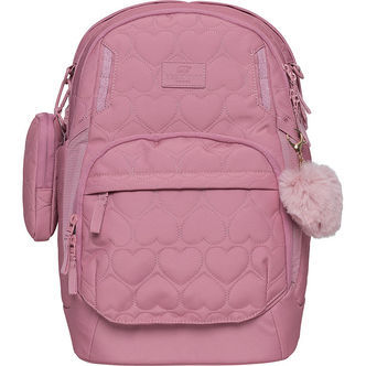 Beckmann Skoletaske - Sport Air - 30L - Padded Heart - Rose
