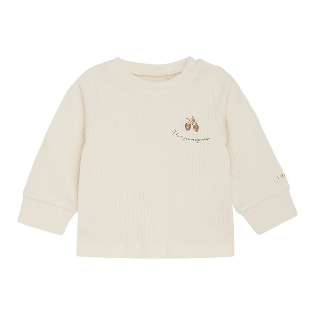 Fixoni Bluse - Rib - Eggnog