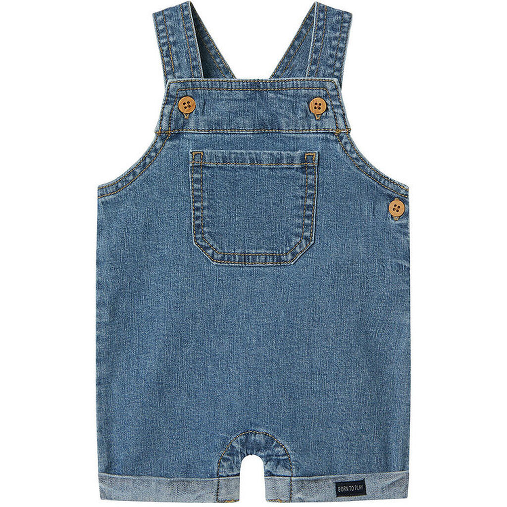 Name It Smækbukser - HørBomuld - NbmLou - Mørkeblå Denim
