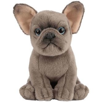 Living Nature Bamse - 18x8 cm - Fransk Bulldog Hvalp - Brun