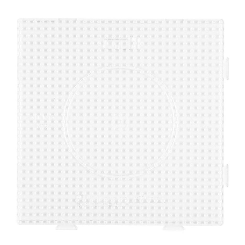 Hama Midi Perleplade - Stor Firkant - Transparent